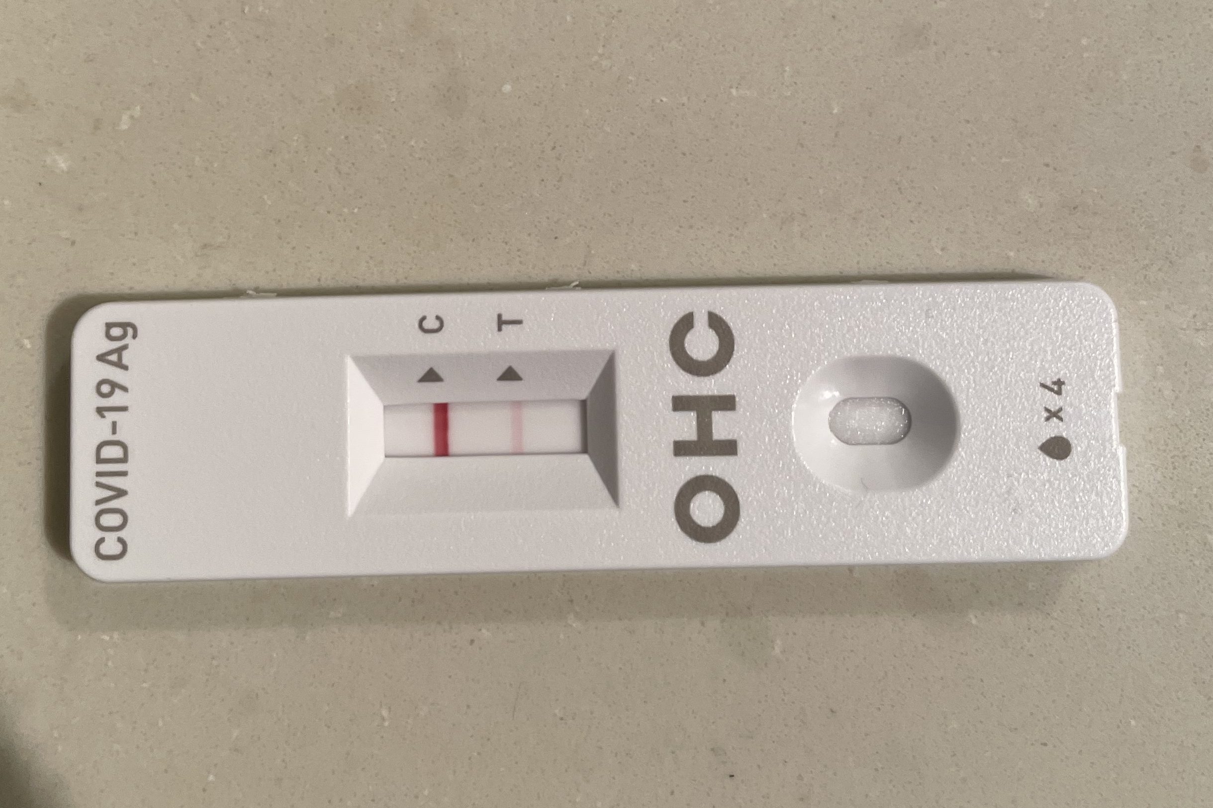 A positive Covid test.