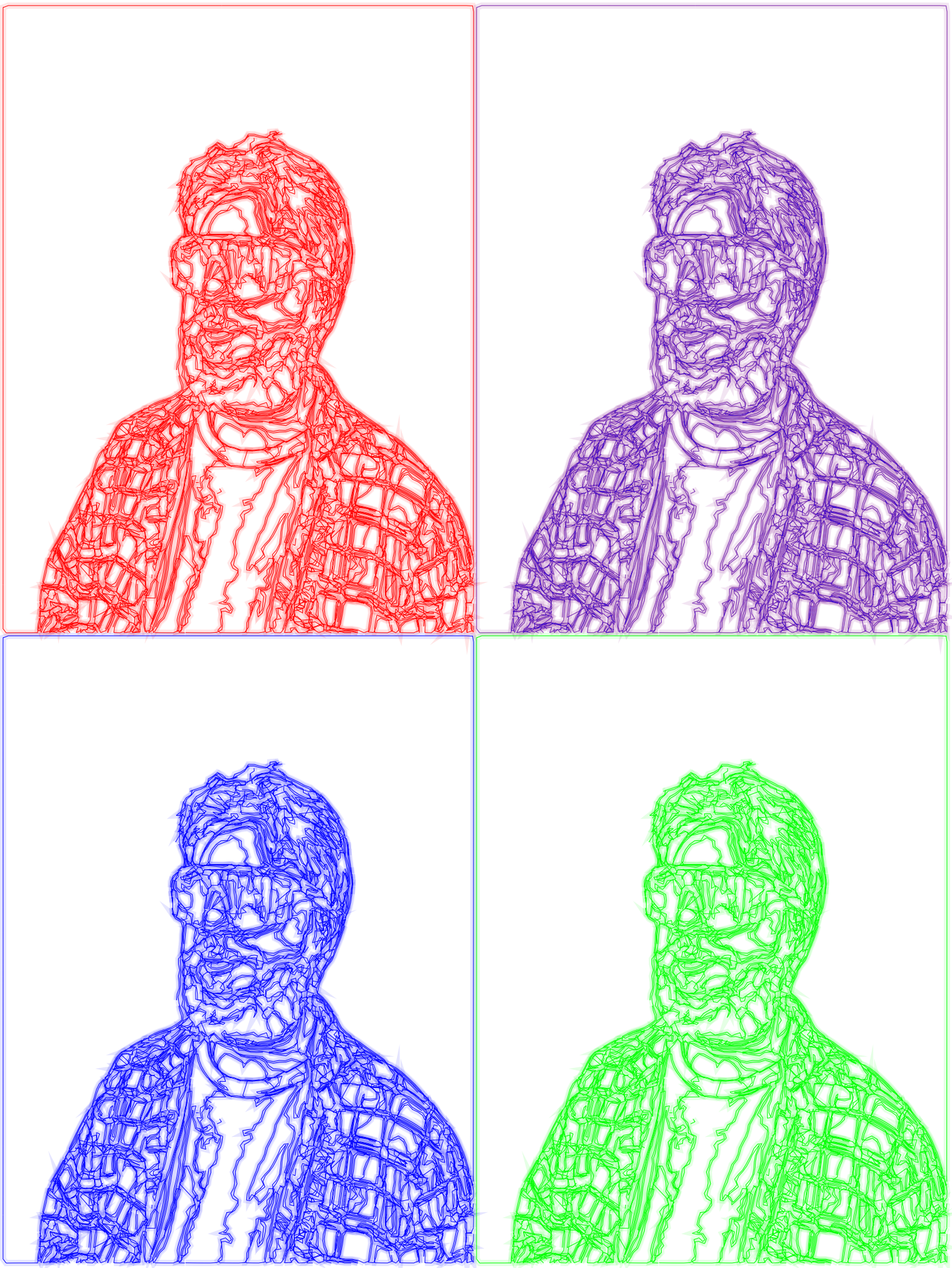 The above image but now with a sort of neon effect.
